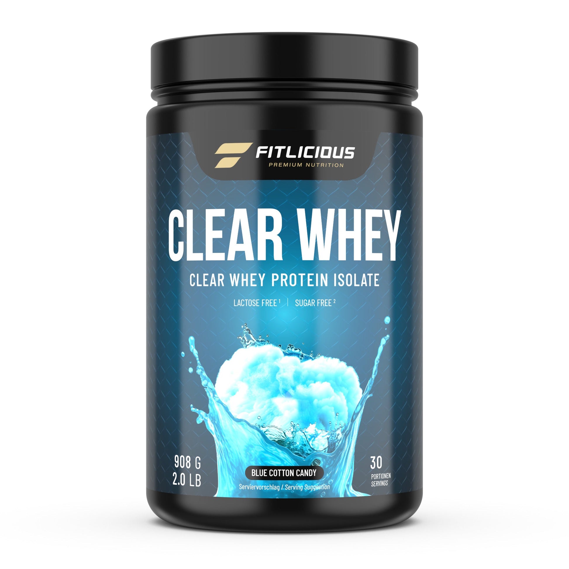 Clear Whey Blue Cotton Candy